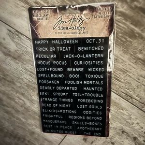 Halloween label stickers